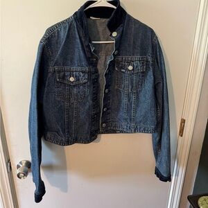 Lee Blue Denim Jacket with Dark Collar